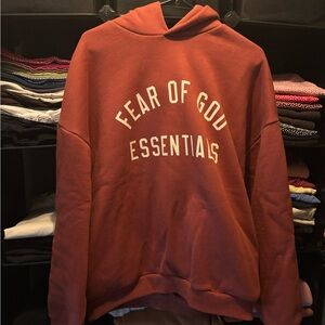 Essentials Warm Rust Hoodie